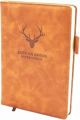 Earning Power A5 Ruled Hardcover Notebook 360 Pages Thick Paper 8.3x5.7 Brown view 7
