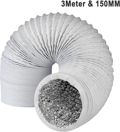 OrangeClub Profi Abluftschlauch mit Alu Isolierung - Durchmesser 150mm