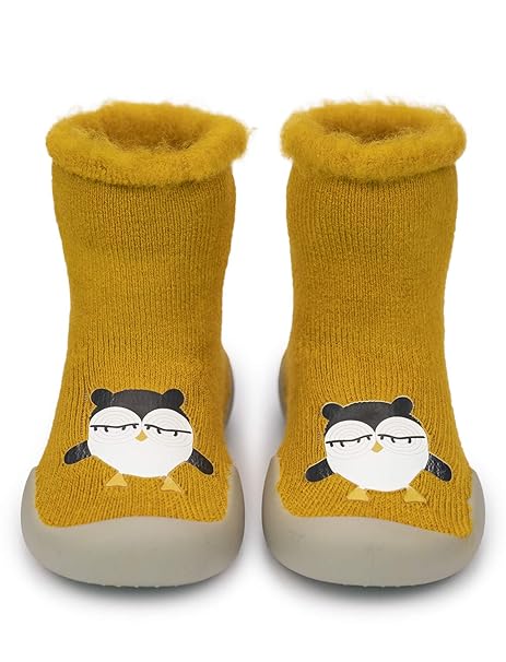 Adorel Baby Hüttenschuhe Gefüttert Socken Anti-Rutsch