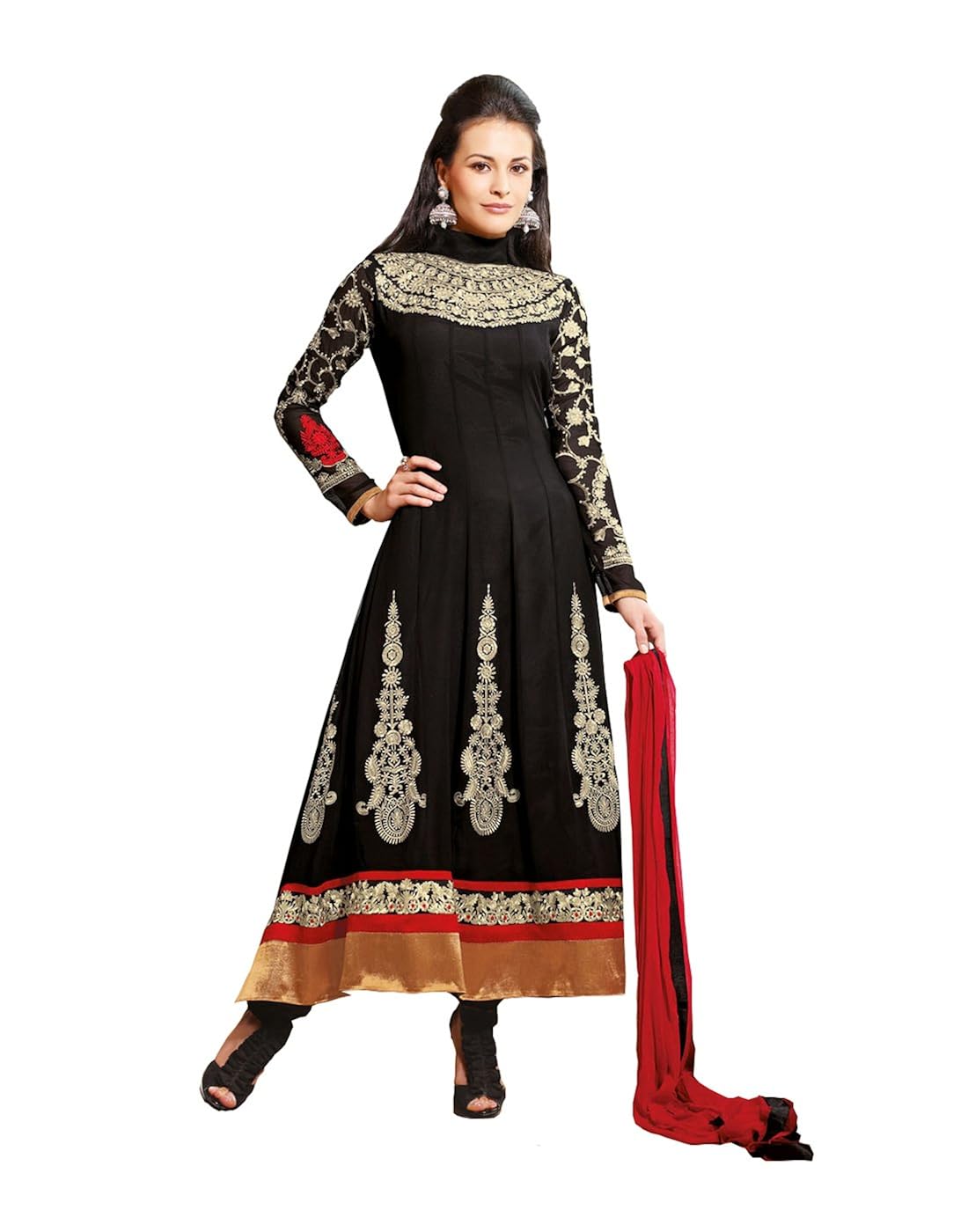 unstitched anarkali suits