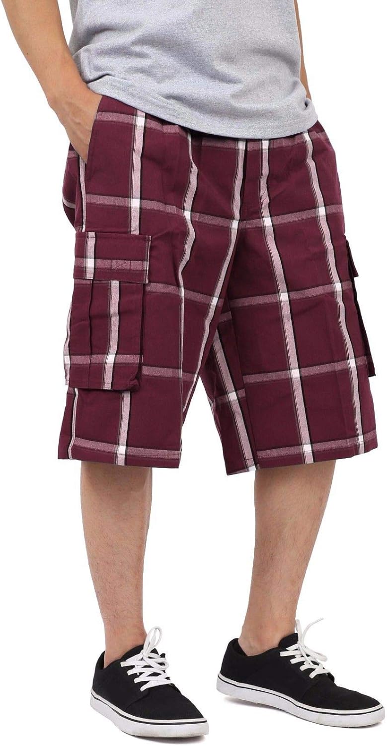 plaid cargo pants