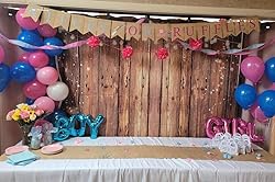 Alltten 10x8FT Brown Wood Backdrop Rustic Photo