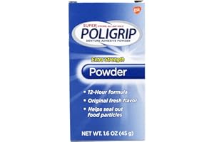 MCKESSON Glaxo Smith Kline Super Poligrip Denture Adhesive - 3634227EA - 1 Each/Each