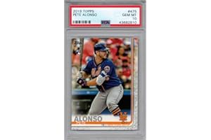 2019 Topps Series 2 - Peter Pete Alonso - New York Mets Baseball Rookie Card - GRADED PSA 10 GEM MINT RC #475