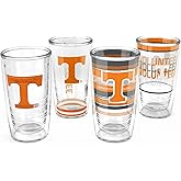 Tervis Tennessee Volunteers - Assorted Made in USA Double Walled Insulated Tumbler Travel Cup Keeps Drinks Cold & Hot, 16oz 4pk, Classic
