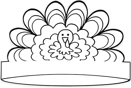 Amazon.com: Tiny Expressions Color Your Own Turkey Crowns ...