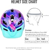 EXCLUSKY Kids Bike Helmet Purple 50-57cm CE Spinning Ventilation 5-13 view 2