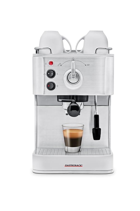 Gastroback 42606 Design Espresso Plus, Espressomaschine, Siebträger