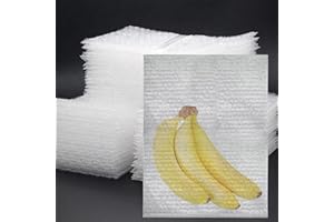 REDOVANT 50Pcs 12in x 16in Bubble Out Bags Pouches, Clear Bubble Pouches Wrap Bag, Double Walled Bubble Cushioning Bags for Moving and Storage, Shipping and Packing Supplies for Dishes Glasses Plates