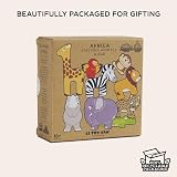 Le Toy Van Wooden Petilou Africa Stacker 9 Pieces Educational Toy view 8