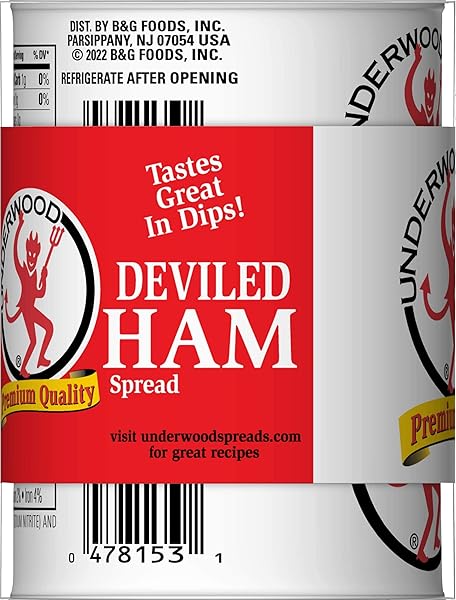 UNDERWOOD DEVILED HAM SPREAD, 4.25 OUNCE (PACK OF 4)