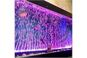 HCDMRE LED Air Bubble Light Aquarium Light Underwater Submersible Fish Tank Light Color Changing Making Oxygen Aquarium Tools,Us Plug (102cm/40.2")