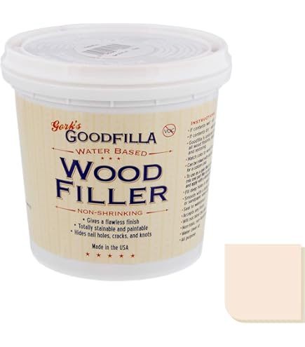 GoodFilla Water-Based Wood & Grain Filler (Trowel Ready) - Red Oak - 1 Quart By Goodfilla | Replace Every Filler & Putty | Repairs, Finish - View #13