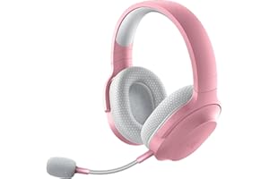 Razer Barracuda X Wireless Gaming & Mobile Headset (PC, PlayStation, Switch, Android, iOS): 2.4GHz Wireless + Bluetooth - Lightweight - 40mm Drivers - Detachable Mic - 50 Hr Battery - Quartz Pink