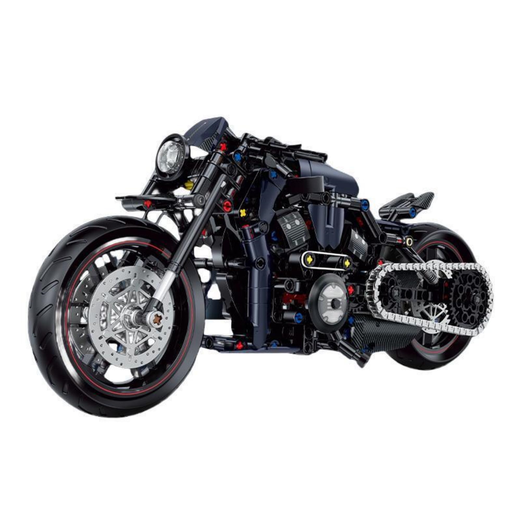 JVAVNE Motorcycle Building Blocks Set, 1:8 Simulation Motorbike, Construction Superbike Toys for Adults Kids, Collectible Racing Motorcycle Building Bricks Scale Model Kit Gift Decor, 623PCS — image 1