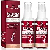 5% Minoxidil Spray for Women Hair Growth: Hair Regrowth Treatment for Thinning Hair and Hair Loss – Topical Extra Strength Treatment for Women – 60ML x 2 Pack