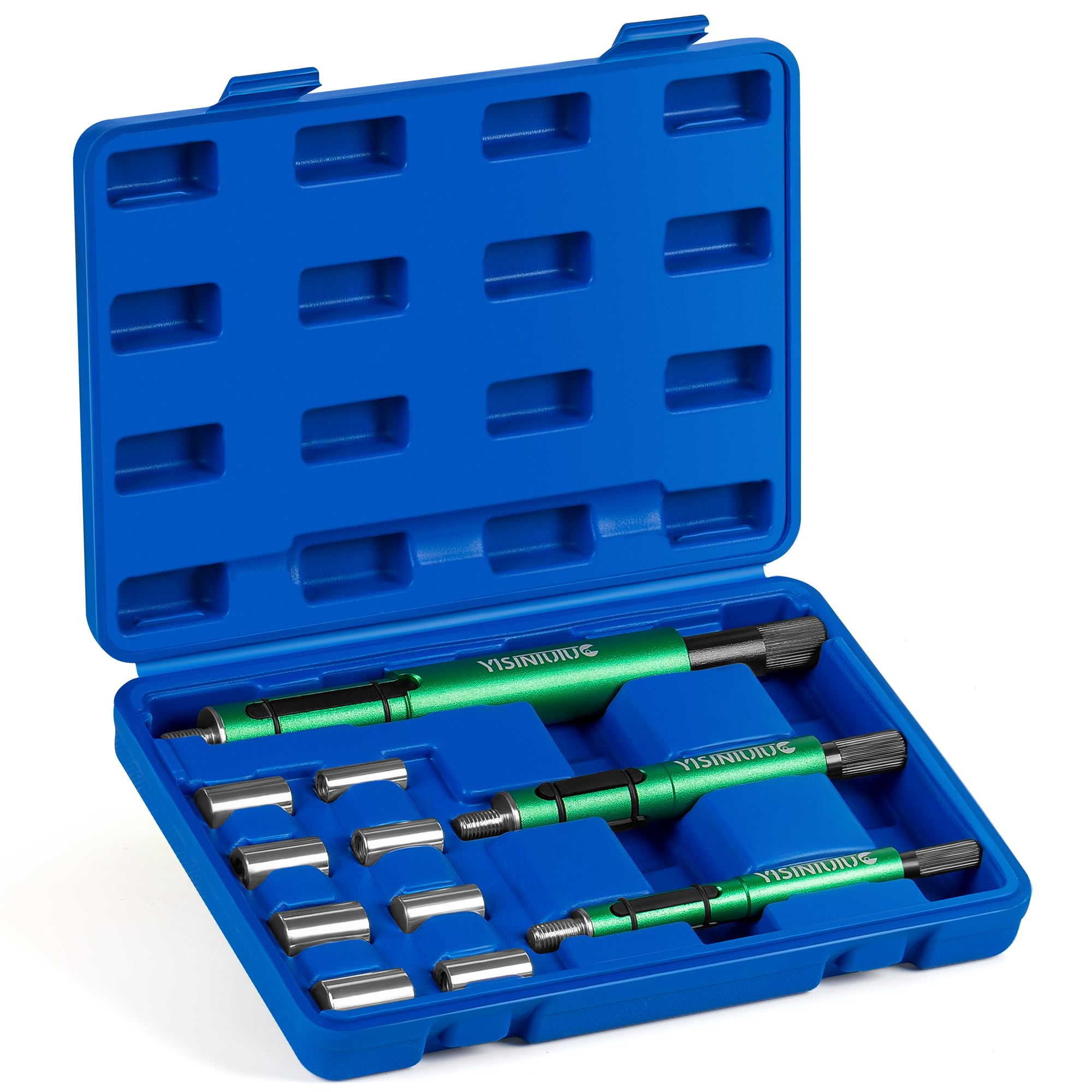 Photo 1 of 11-Piece Universal Clutch Centering Tool Set for Clutch Disc Alignment, Clutch Alignment Tool Kit with 3 Size Spindles for Car Light Truck SUV,Heavy Duty Metric Clutch Plate Alignment Tools