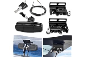 LAIKOU 113436 Black Twist Handle Kit Compatible with Leer Truck Caps 100XQ, 100XL, 100XR and TSC700 Tonneau with 83515 83514 