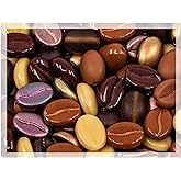 40+ Glass Coffee Bean Beads (0.9oz=25g) Czech Republic, 0.43 inch (11mm) Mix for Jewelry Making Decorations