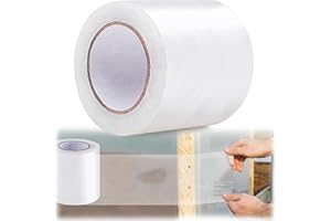 WARMFARM 6 Mil Greenhouse Plastic Sheeting Tape, 4" x108' Waterproof UV Resistant Repair Tape, Strong Weatherproof Polyethylene Film