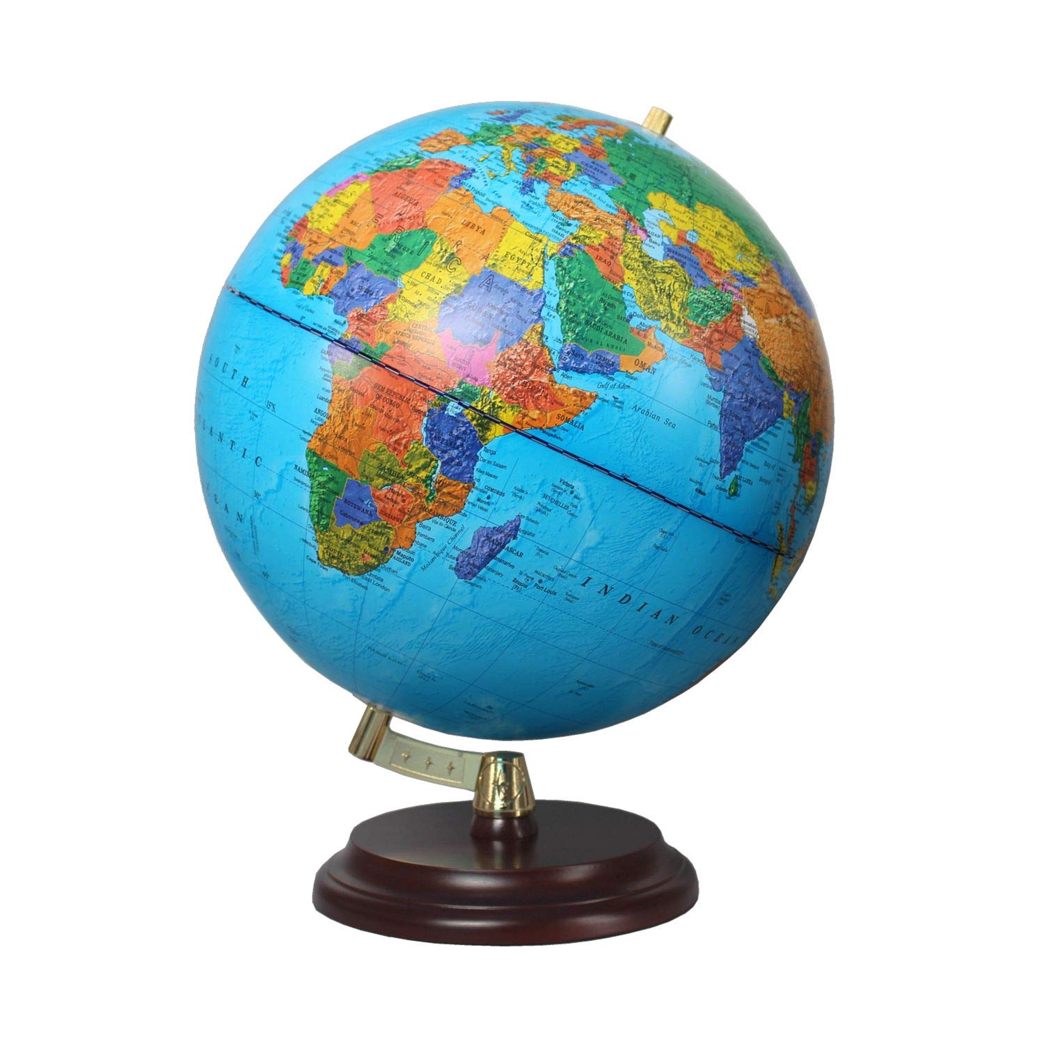 Magellan Vasa Globe - Modern Holder without Meridian and with Wooden Base, Diameter 32 cm