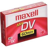 Maxell 298012 Advanced Digital Picture Technology 60 Minute Recording SPmode Time Mini DVD Cassette