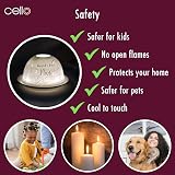 Cello Porcelain Tealight Dome Nan Gift 3D Projection LED Candle Warmer view 7