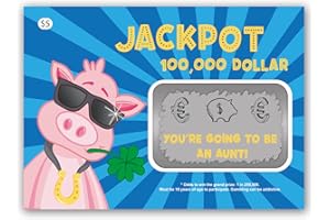 JOLI COON Jolicoon Pregnancy announcement lottery scratch cards - You are going to be an aunt - Baby announcement aunt with lottery tickets