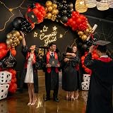 HILAVO Red Black Gold Balloons 60Pcs 12 Inch Party Decorations view 5
