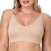 Bali Women's Wireless Bra, Cotton Collection Bras for Women, Moisture Wicking, Full Coverage, Convertible Straps