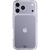 Tech21 EvoClear Case for iPhone 17 Pro Max – Clear | Slim Protective Case | Impact Protection | Wireless Charging Compatible