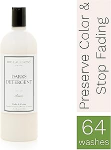 The Laundress - Darks Detergent, Classic, Laundry Detergent for Dark Clothes, Keep Colors Rich & Vibrant, Preserves Color, Fights Stains, Allergen-Free Dark Clothes Detergent, 33.3 fl oz, 64 washes