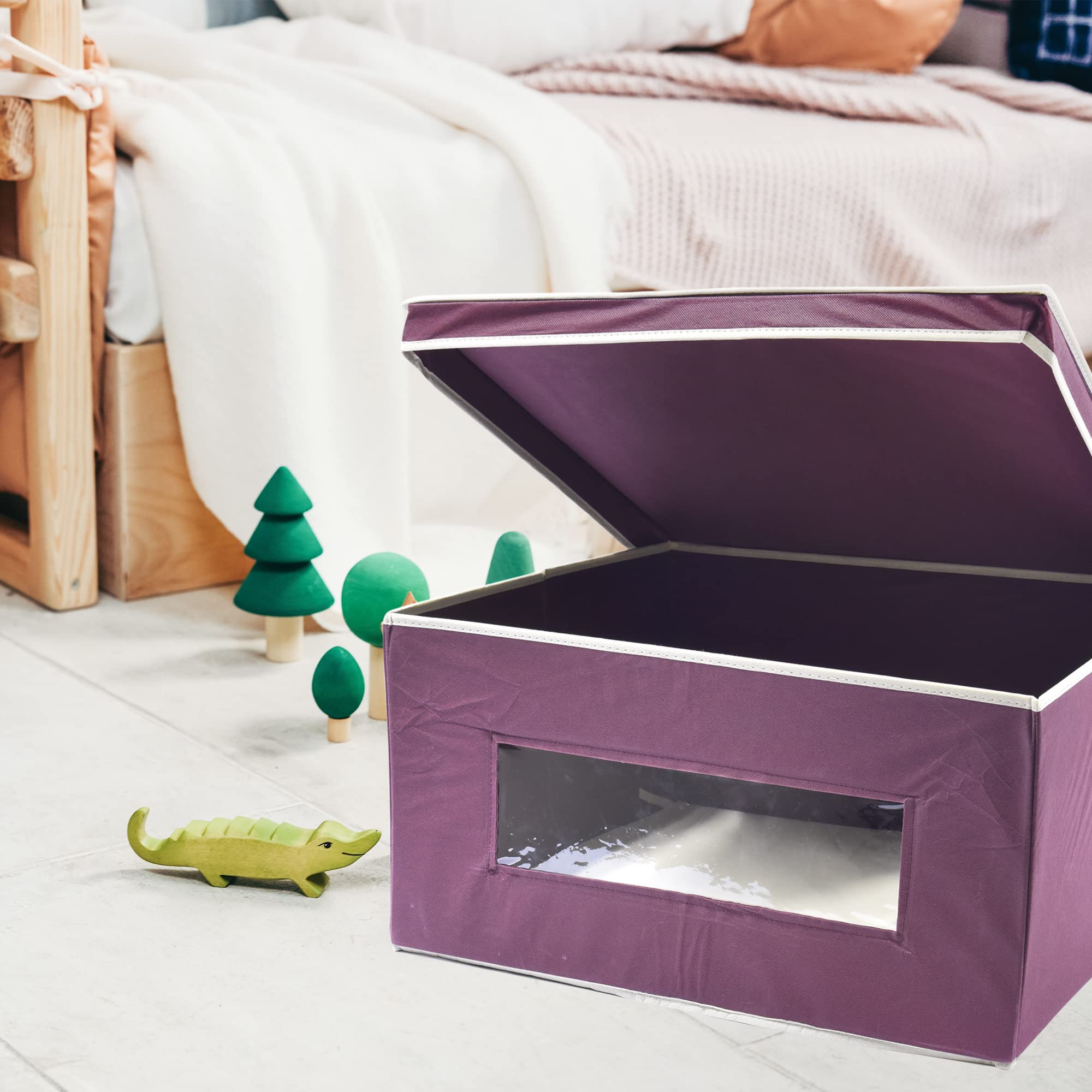 HOUSE COLLECTION Red Laundry Box 60 x 50 x 30 cm