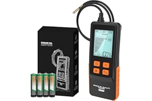 YUANRI Engine Oil Tester Gasoline & Diesel Engine Oil Quality Tester, 50-Inch Extended Probe Engine Oil Analyzer with 2.8" LC