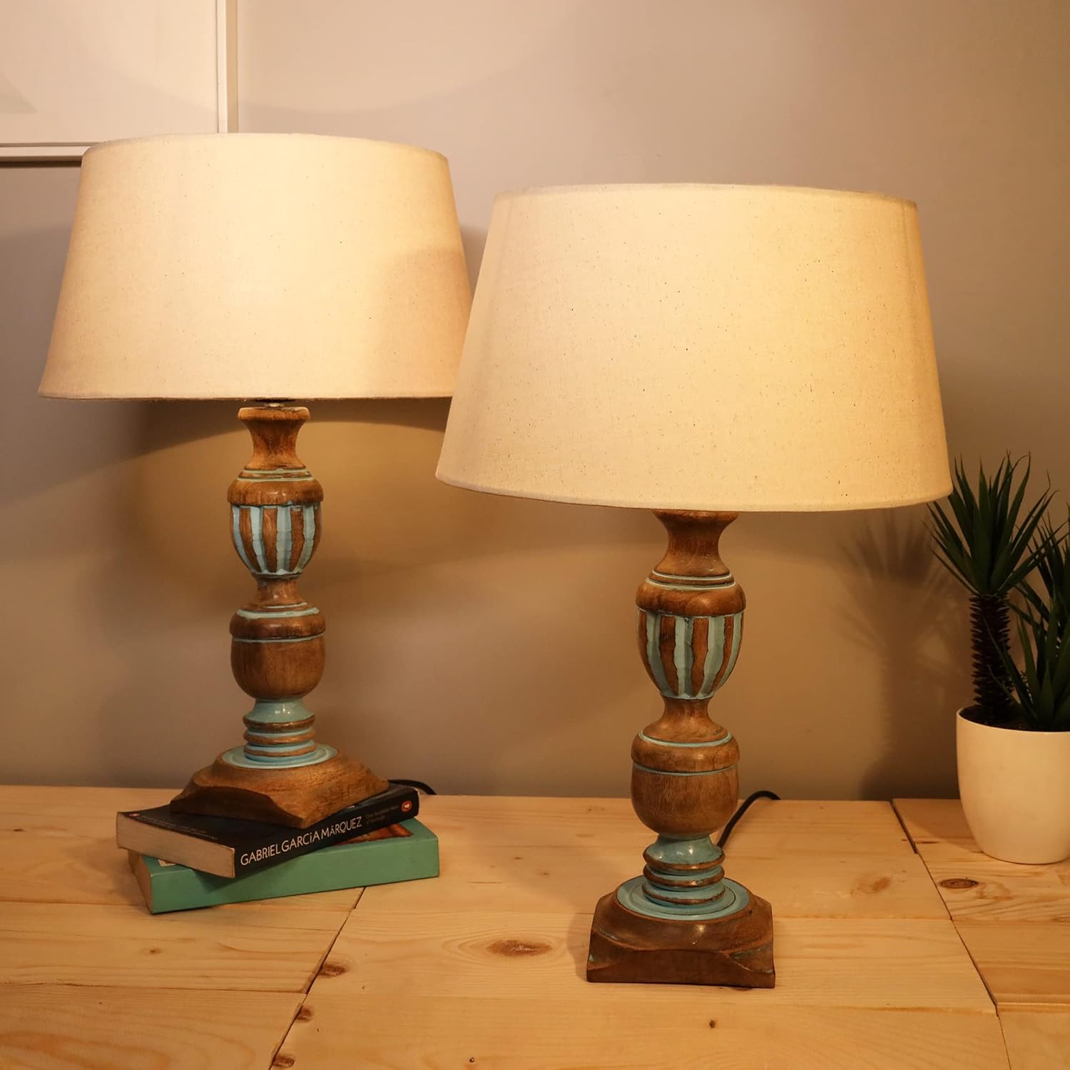 Buy Homesake® Signature Rustic Table Lamp Set of 2, Farmhouse Living