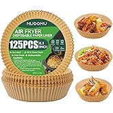 Air Fryer Disposable Paper Liner, Non-Stick Round Parchment, AirFryer Accessories, Oil Proof, Water Proof, Cooking Baking Roa