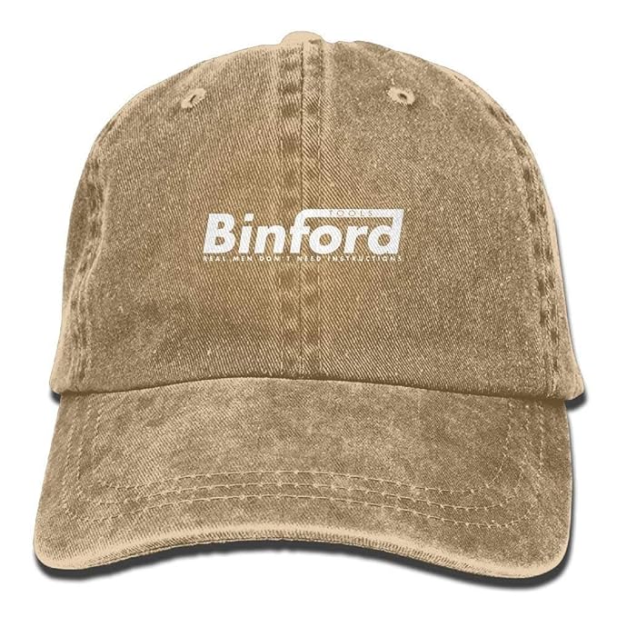 Binford Tools Washed Retro Einstellbare Cowboy Cap Hip Hop Caps für Damen und Herren Multicolor54