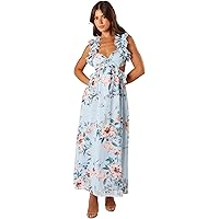 knee length dresses for ladies Love Letters Black Puff-Sleeve Maxi Dress – Club L London main image 0