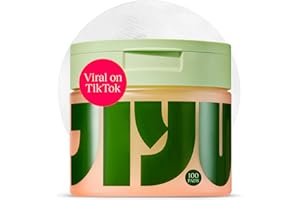 JiYu Toning Polish Pads - Korean Skincare for Dark Spots, Wrinkles & Dull Skin - Hydrating Facial Treatment with Snail Mucin, Niacinamide, Peptides & Centella - 100 Count