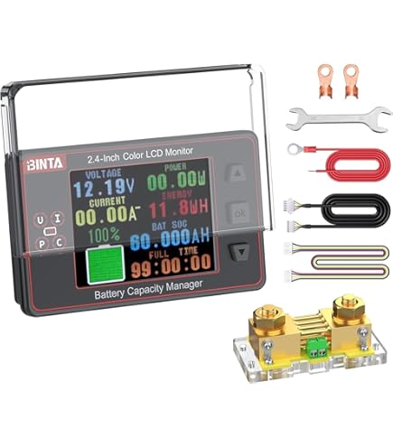 Amazon.com: LiTime 500A Battery Monitor with Shunt Bundle with