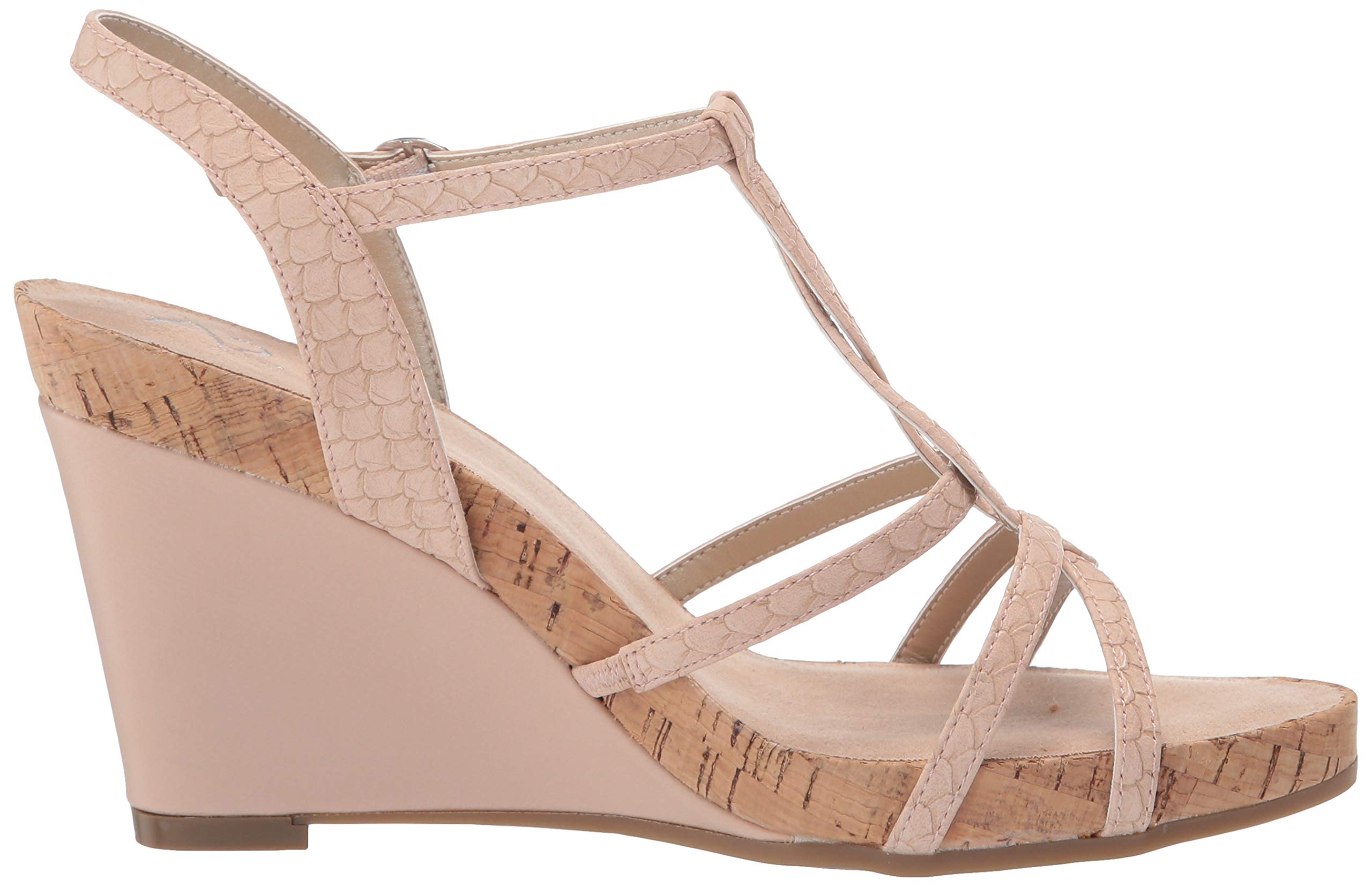 Aerosoles - Women's Plushed Nickel Wedge Sandal - Open Toed Heel with Memory Foam Footbed - Image 8