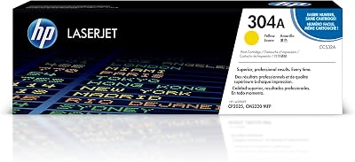HP CC532A 304A Yellow Original LaserJet Toner Cartridge 2800 Pages