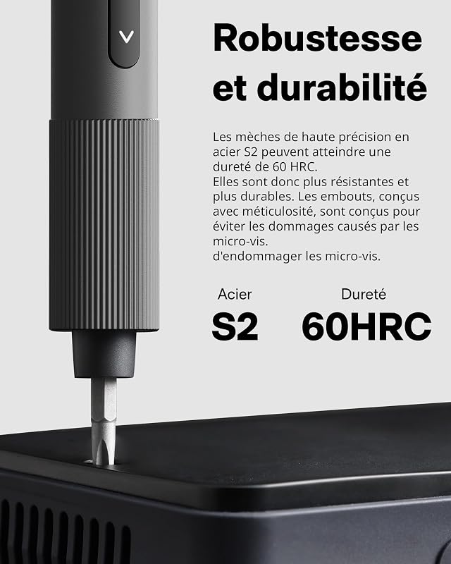Tournevis Électrique Mini 25 en 1, 3.7V USB-C Magnétique Kit Précision