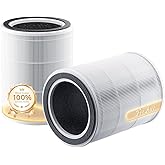 FreAire Air Purifier Replacement Filter for VisionAir HAP606 Air Purifier, 3-Stage Design with Activated Carbon, 2 Pack, White