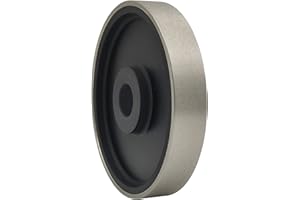 CAQUXIL Diamond Lapidary Jewelry Grinding Wheel 6 Inch with 1 Inch Arbor Hole, Diamond Grinding Wheel for Gem, Marble, Granite, Glass, Ceramics, Cemented Carbide, 400 Grit