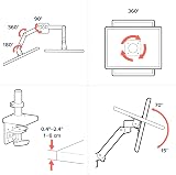 Ergotron LX Pro Premium Dual Monitor Arm White for 27 Inch Monitors 4-22 lb view 7