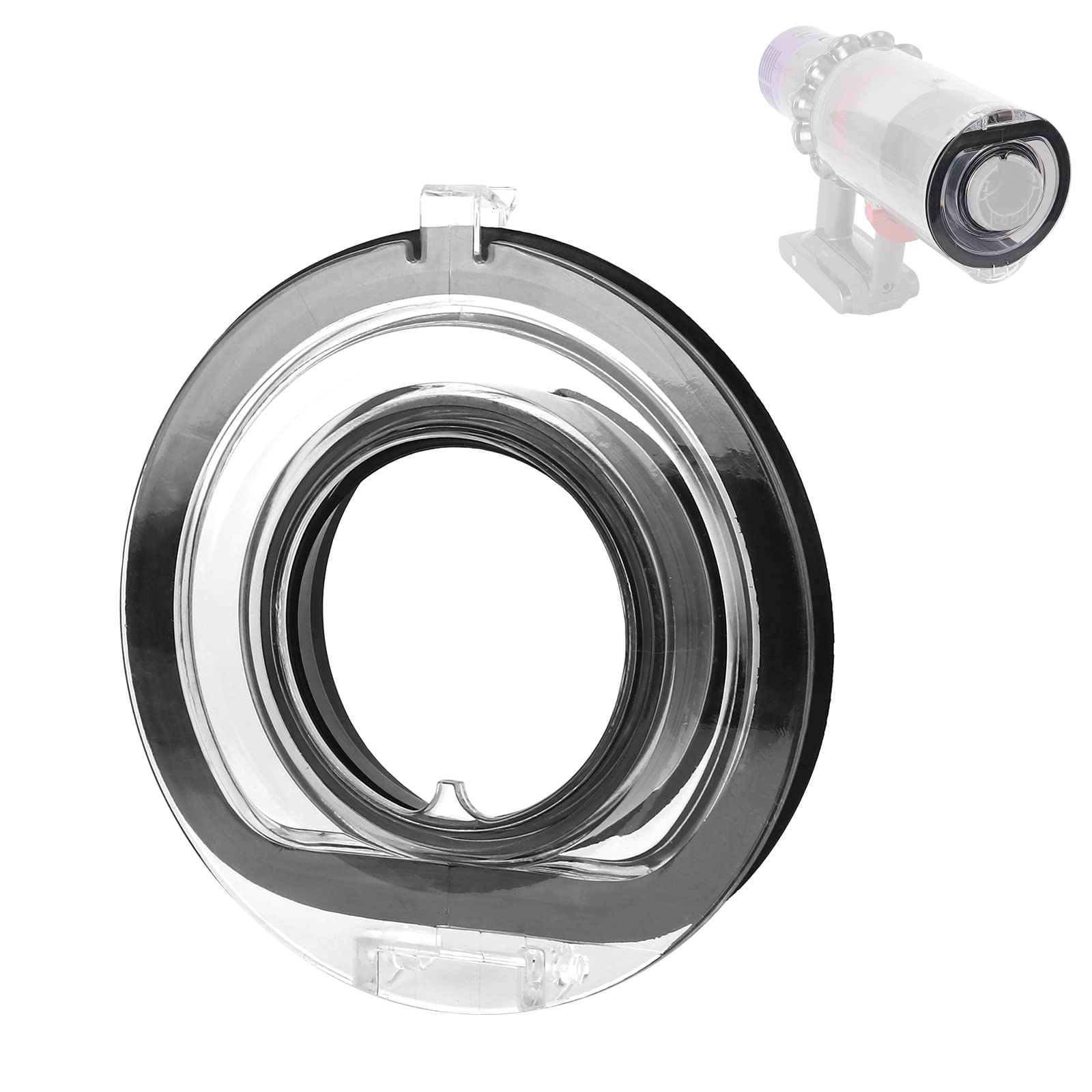 Dust Bin Lid Compatible with Dyson V10 V11 V15 SV12 SV14 SV15 SV22 Vacuum Cleaner, Canister Lid Dust Bin Bottom Replacement Parts