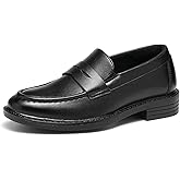 GINNI Boys Dress Shoes Slip-On Loafers Comfortable Lightweight Wedding Church Shoes for Toddler/Little Kid/Big Kid