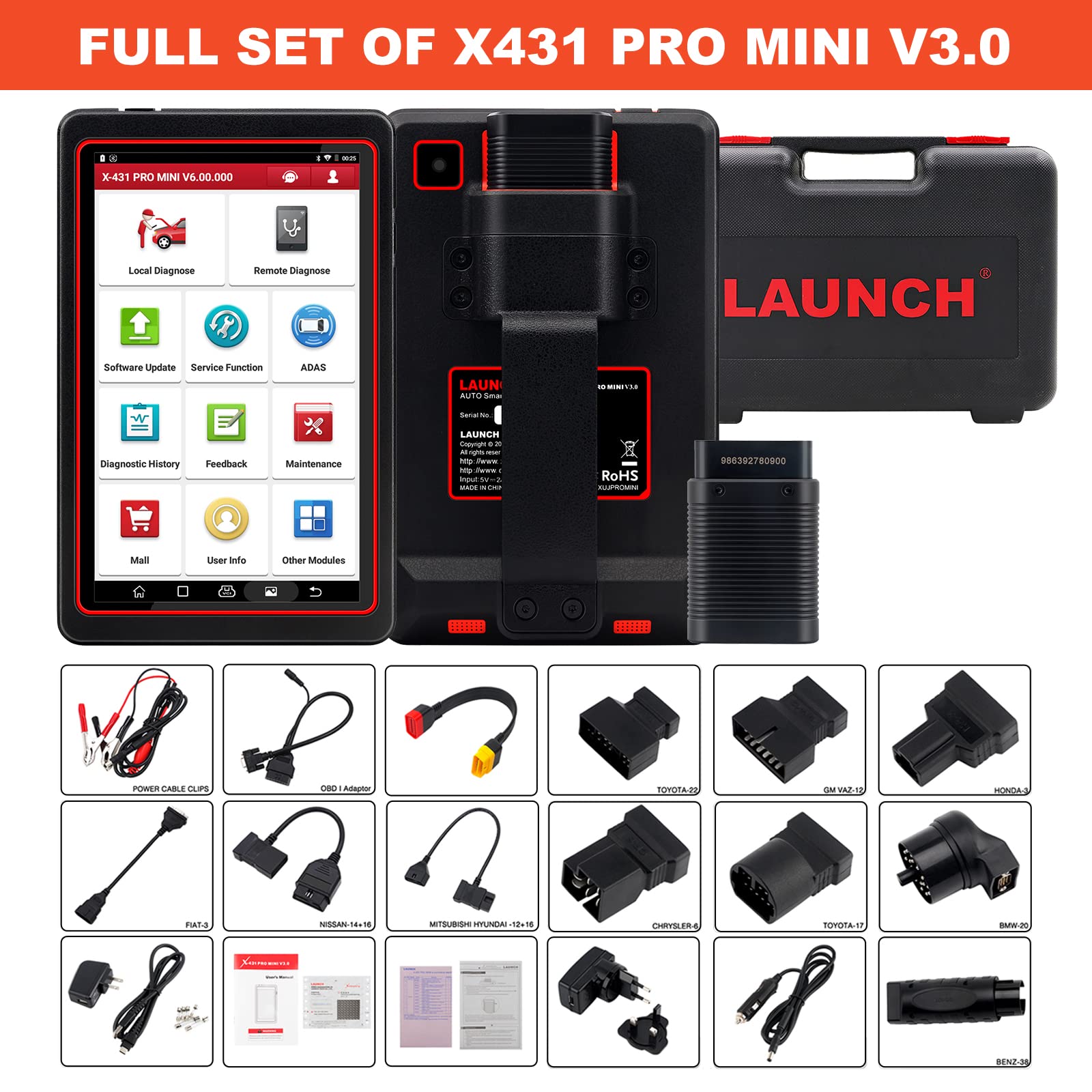 Mua Launch X431 Pro Mini Bidirectional Scan Tool with 2 Years Update ...