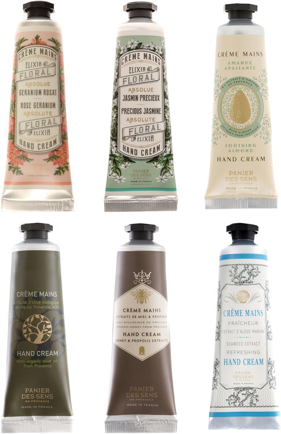 Panier Des Sens Nourishing Hand Cream Set - 6 Exciting Floral Scents